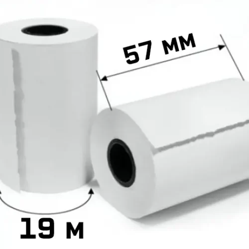 Касова стрічка 57мм, 19м, 12мм термо