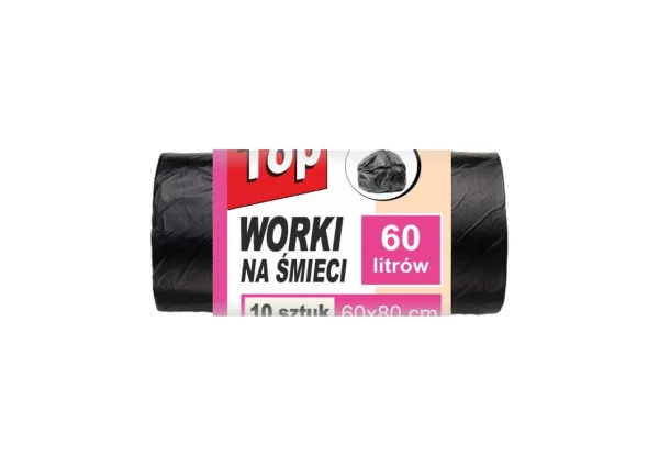 Пакети для сміття 60л/10шт TOP