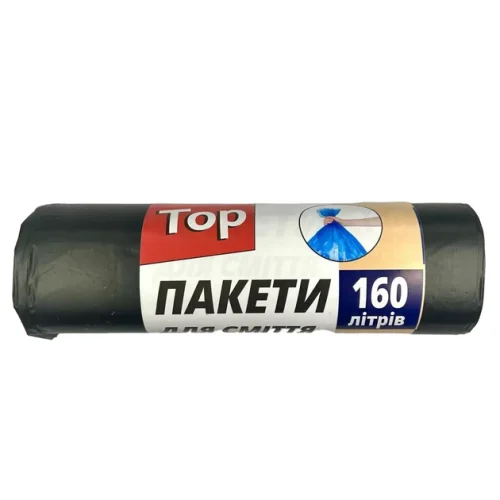 447545331 Пакети для сміття 160л/10шт TOP